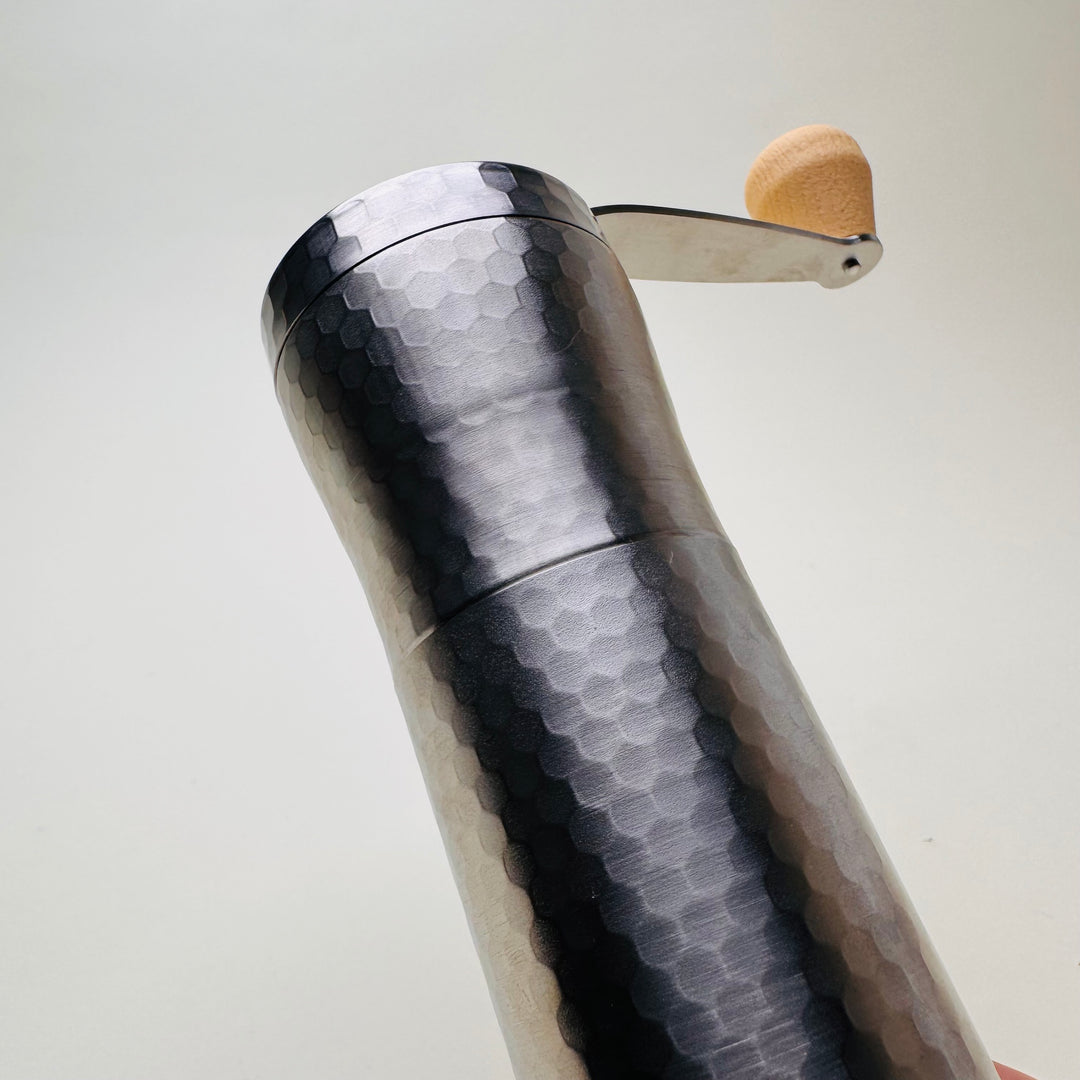 Nikawi hand crank coffee mill - precision adjustable burrs - community cutlery