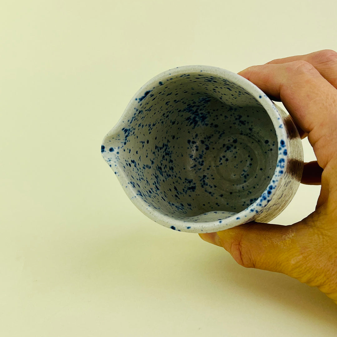 Philip Scott - Pinch jug - Speckled blue