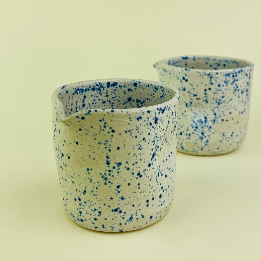 Philip Scott - Pinch jug - Speckled blue