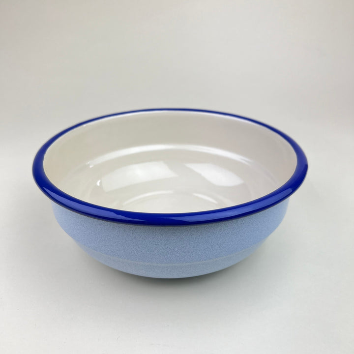Enamel Breakfast Bowl - Speckled Blue