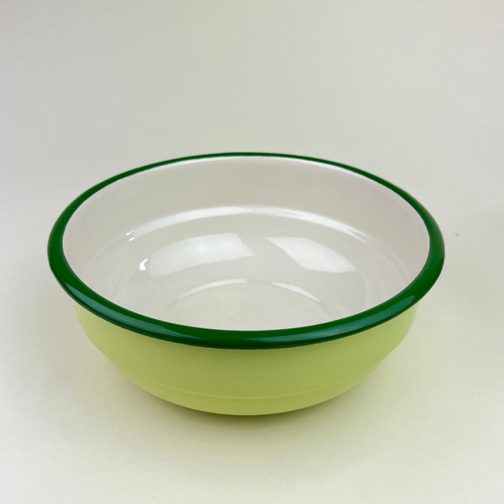 Enamel Mixing Bowl - Pastel Green