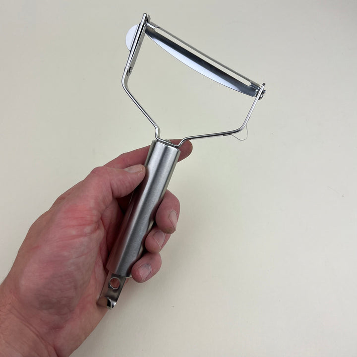 Extra Wide Peeler with Straight and Julienne Blades