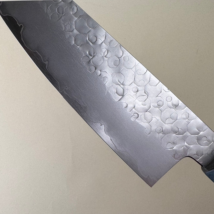 Hado Shiosai Ko Bunka Blue Stabilised Wood Handle 135mm