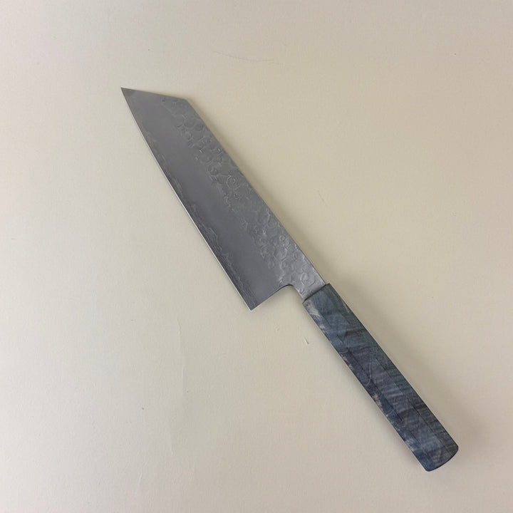 Hado Shiosai Bunka Blue Stabilised Wood Handle 180mm