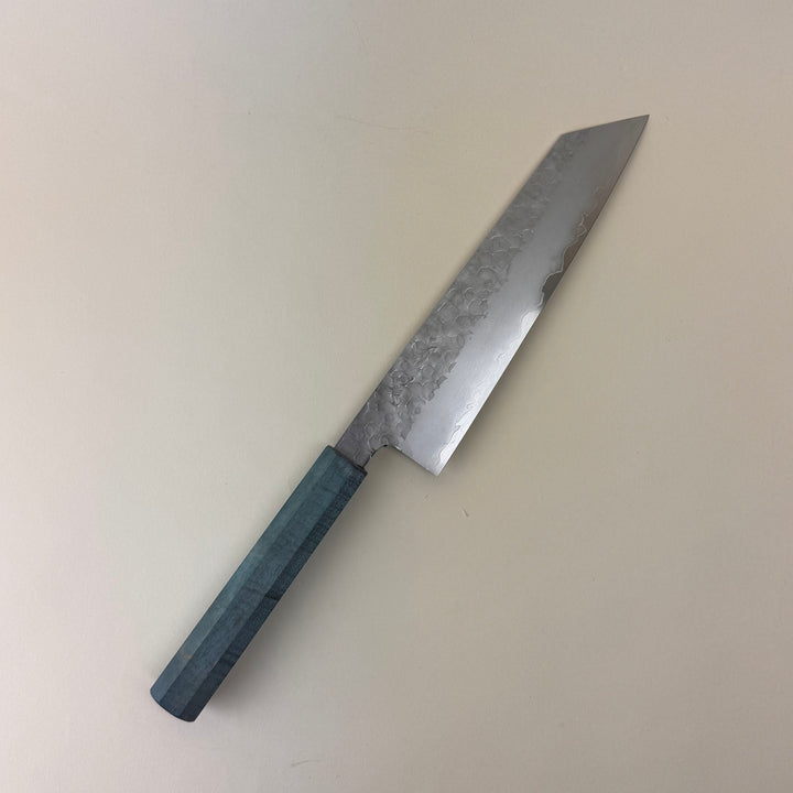 Hado Shiosai K Gyuto Blue Stabilised wood Handle 210mm