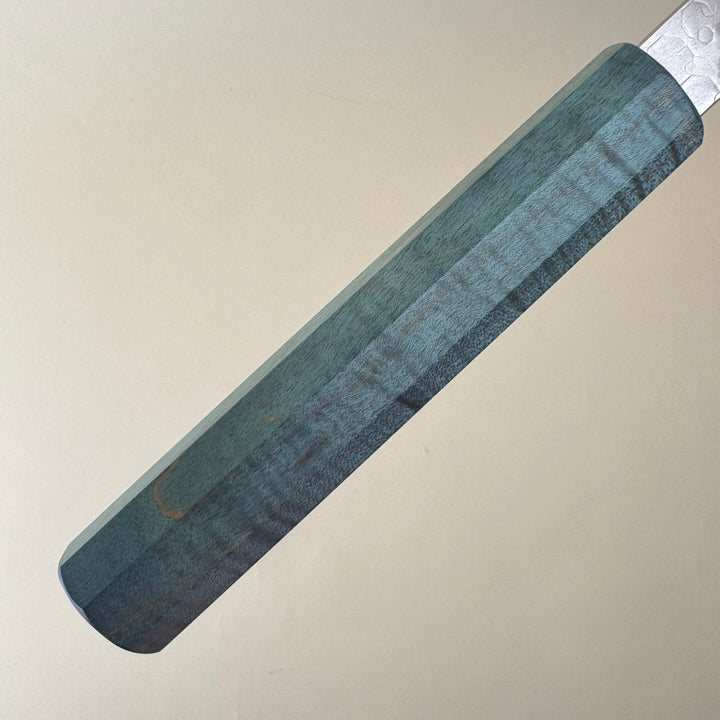 Hado Shiosai K Gyuto Blue Stabilised wood Handle 210mm
