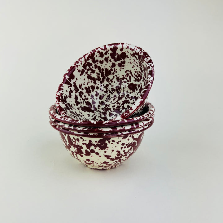 Splatter Enamelware Small Bowl