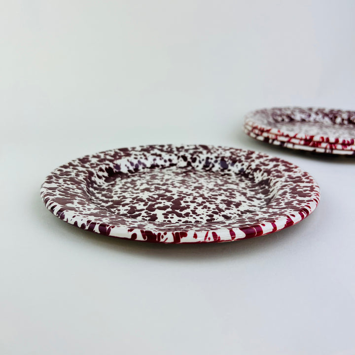 Splatter Enamelware Side Plate