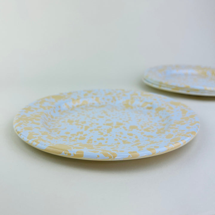 Splatter Enamelware Dinner Plate