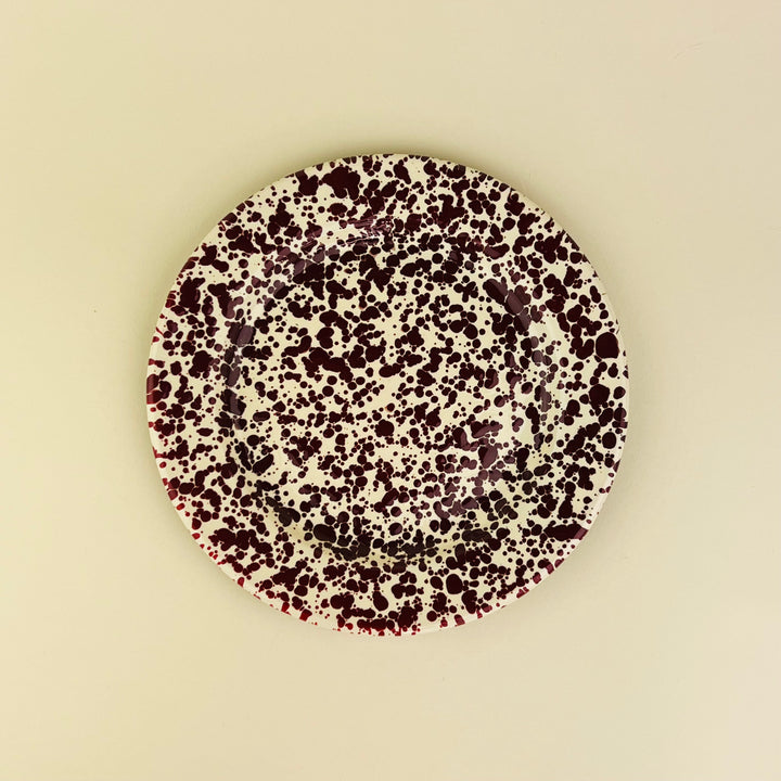 Splatter Enamelware Side Plate