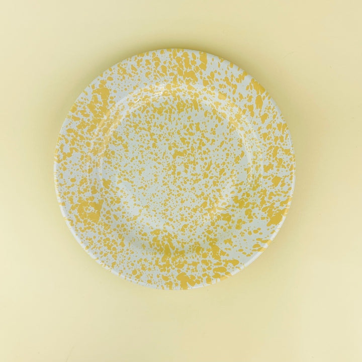 Splatter Enamelware Dinner Plate