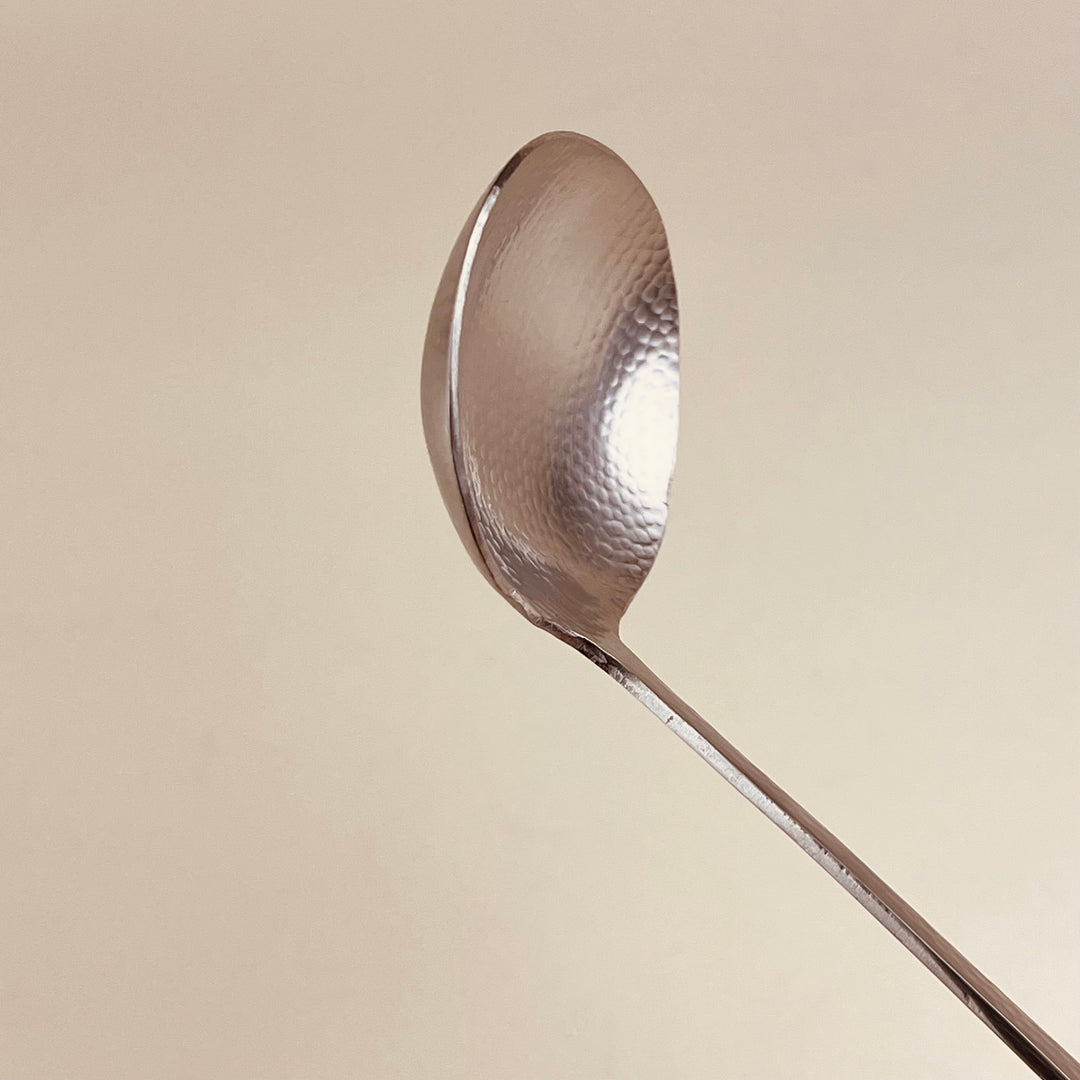 Hammered Stainless Steel Spoon/Ladle