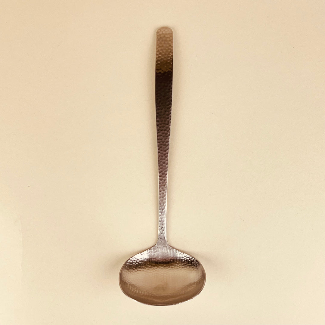 Hammered Stainless Steel Spoon/Ladle