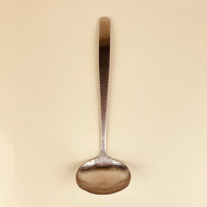 Hammered Stainless Steel Spoon/Ladle