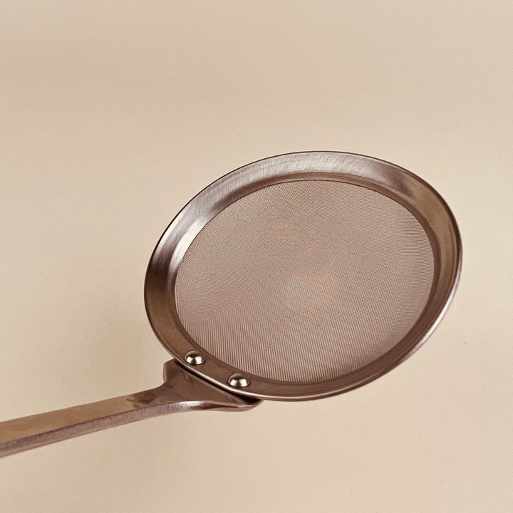 Hammered Stainless Steel Strainer