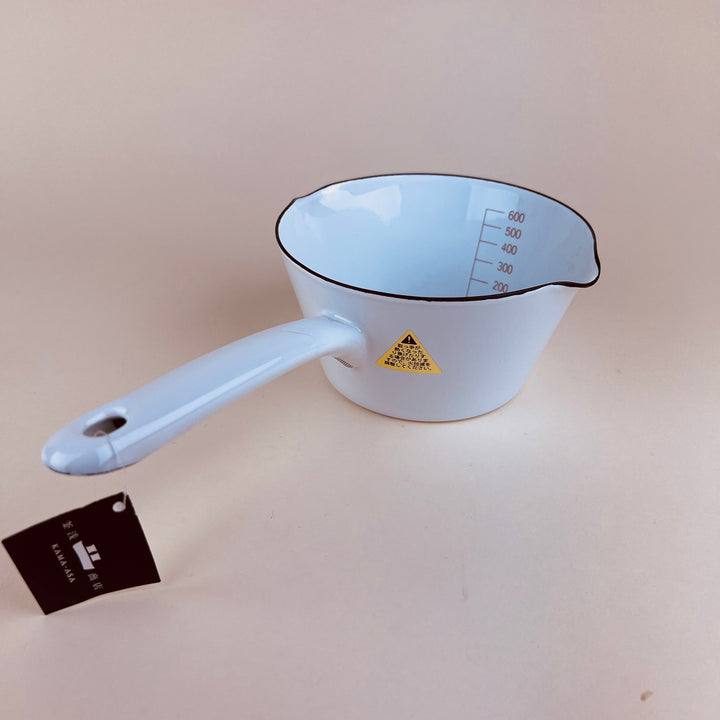 Fuji Horo Enamel Measuring Milk Pan