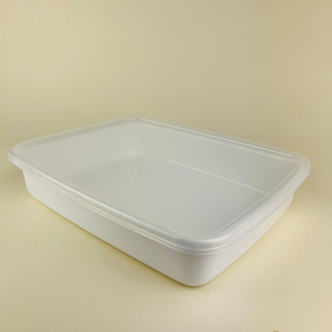 Noda Horo Enamel Baking Tray with Lid