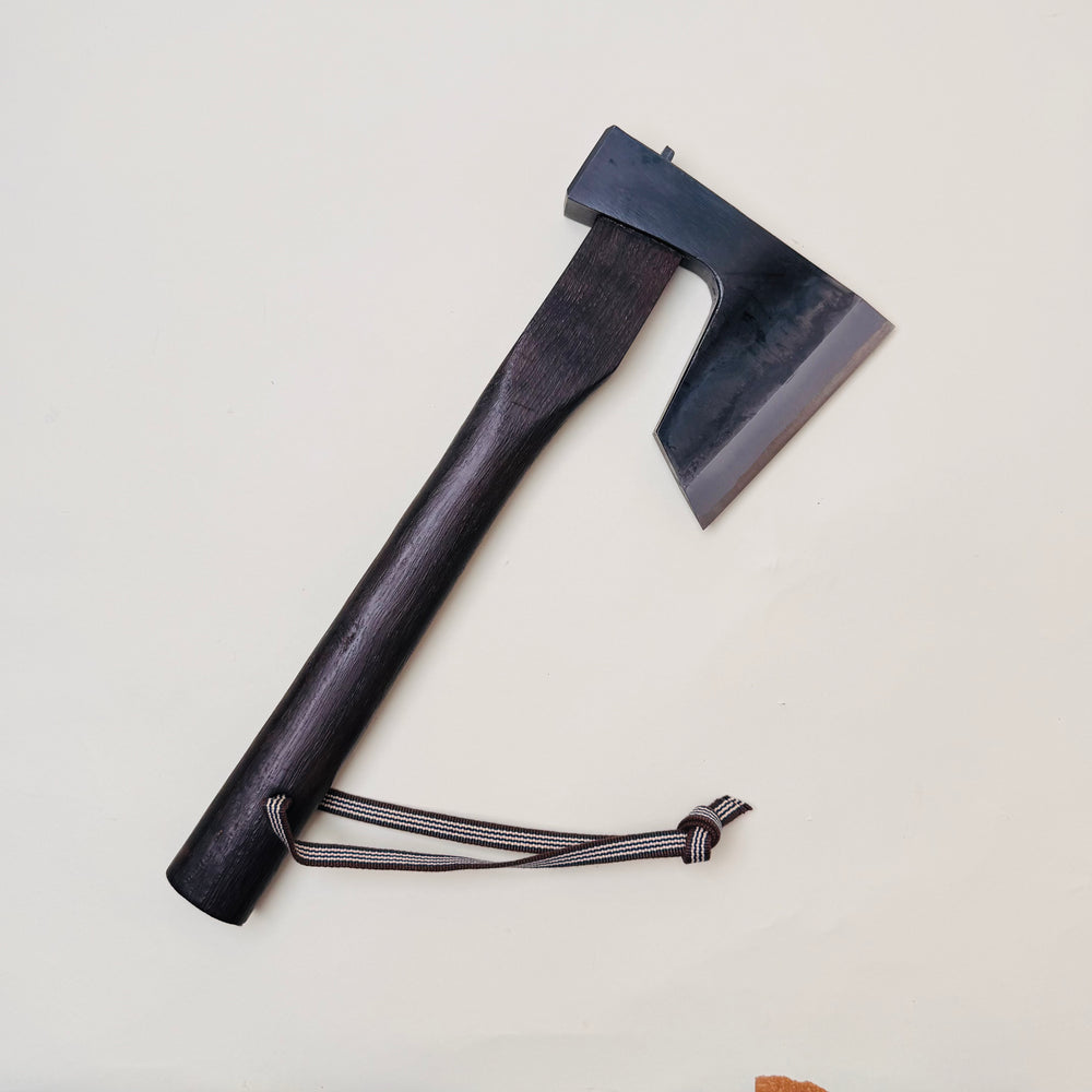 Mizuno Jigata Masakari Bearded Hatchett — a handcrafted Japanese hatchet, Community cutlery