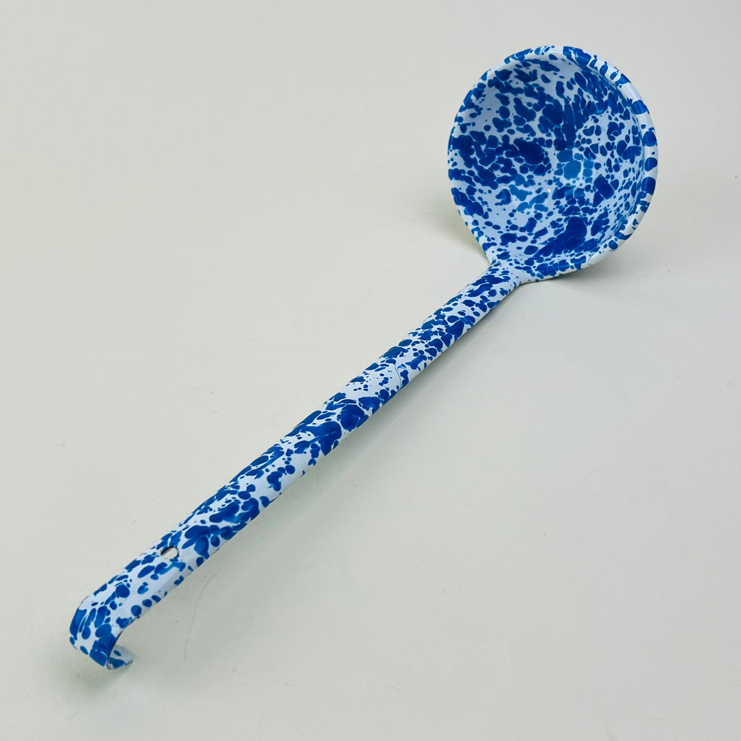 Splatter Enamelware Ladle