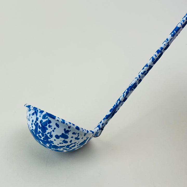 Splatter Enamelware Ladle