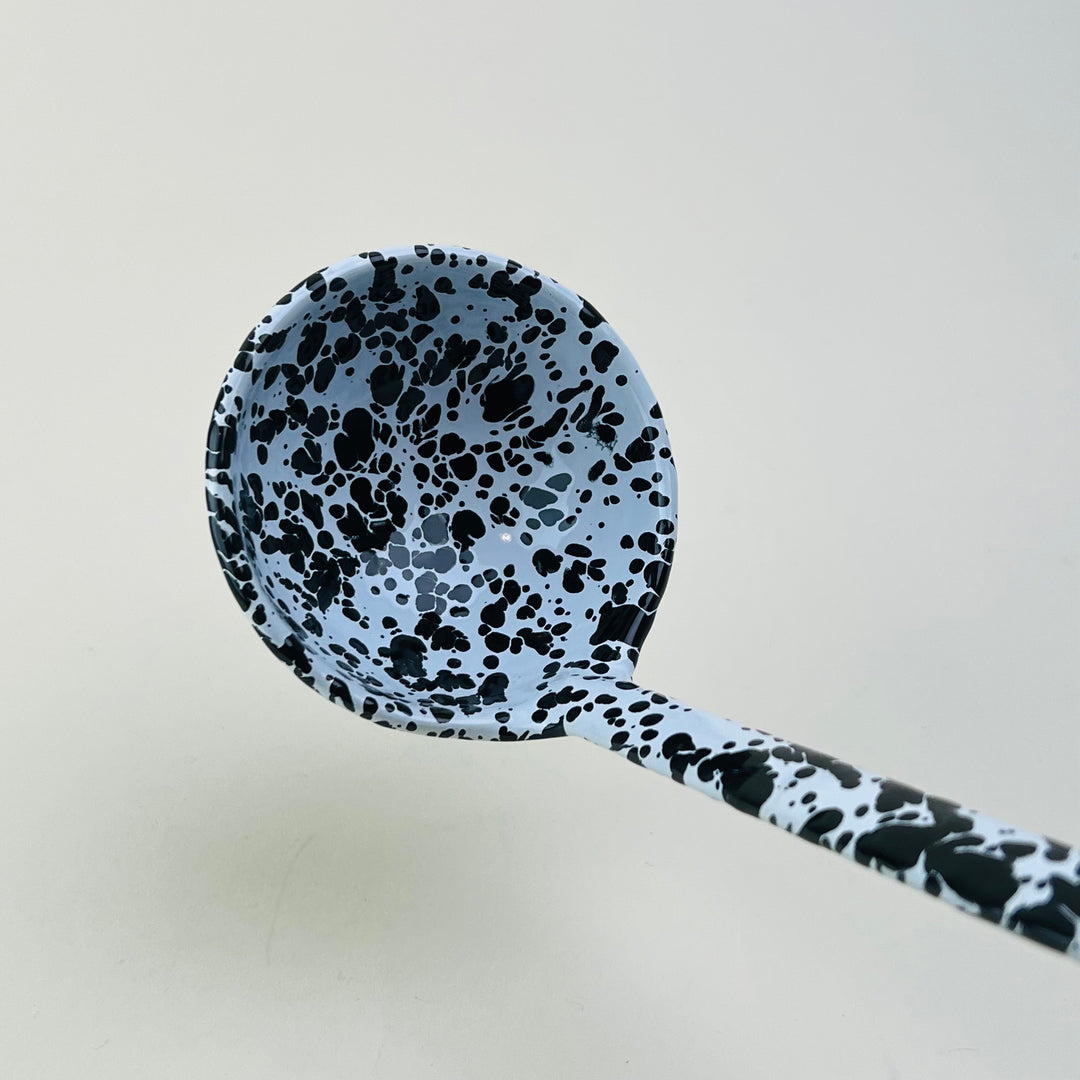 Splatter Enamelware Ladle