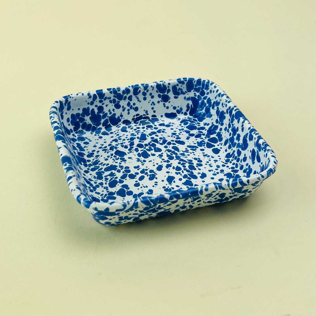 Crow Canyon - Splatter Enamel Square Dish