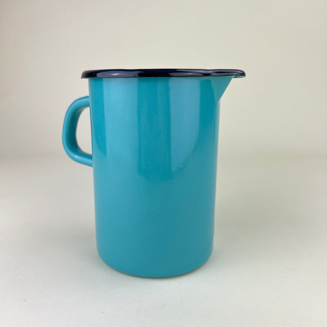 Blue Enamel Jug- 1 litre