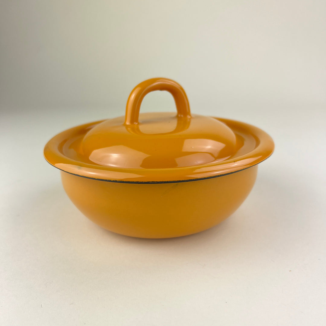 Medium Enamel Bowl with lid
