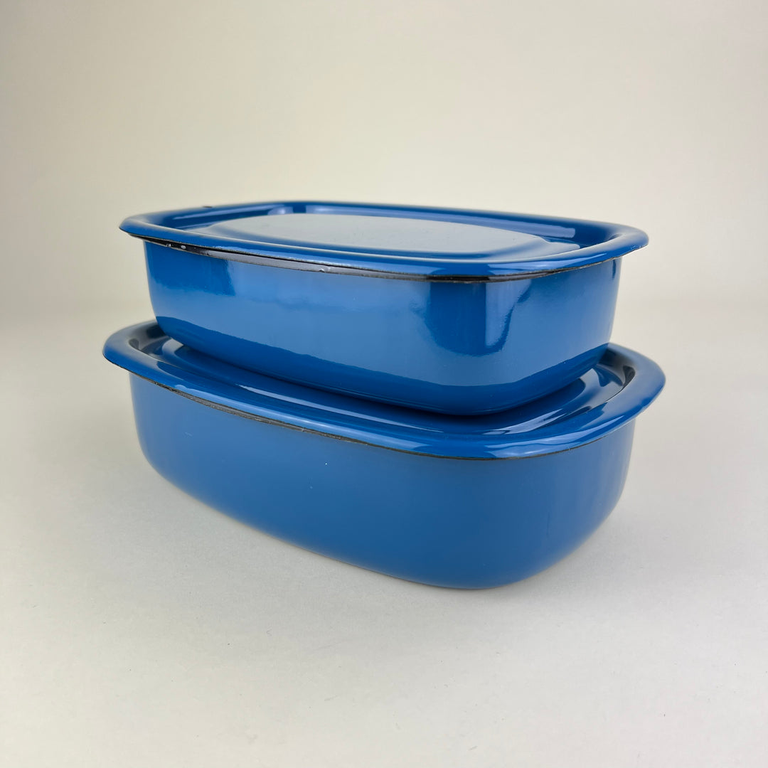 Enamelware Baking Dish/ Storage Box - Medium