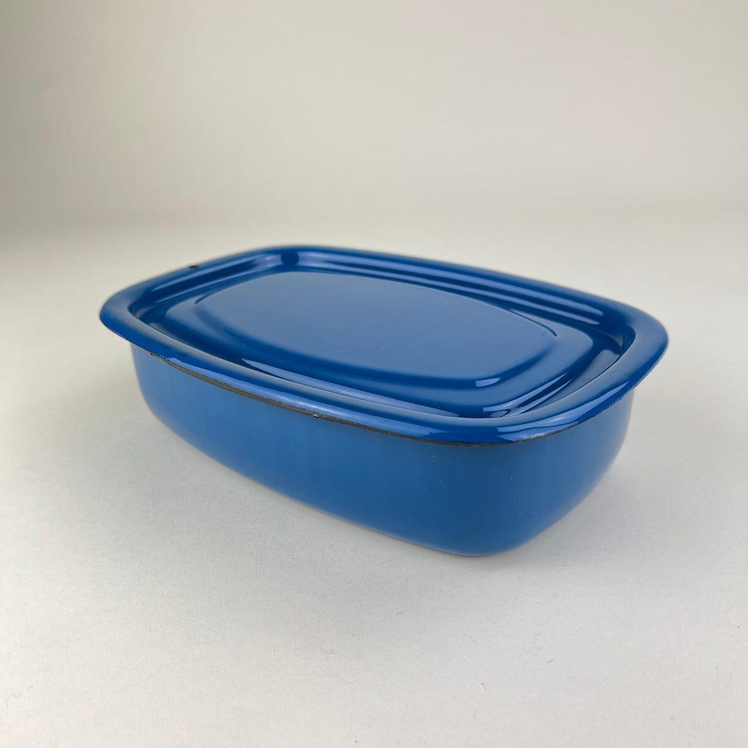 Enamelware Baking Dish/ Storage Box - Medium