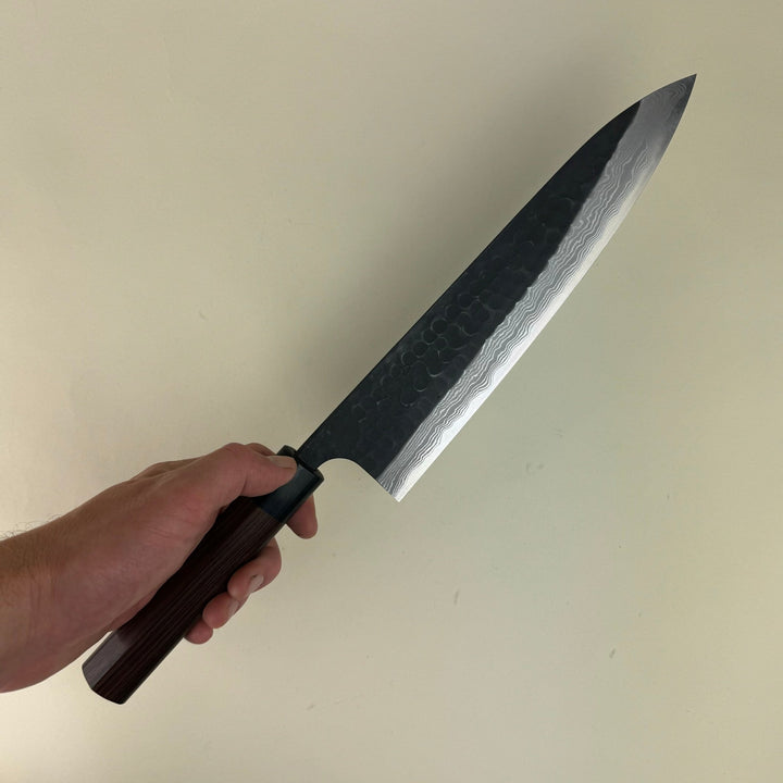 Akifusa Kurouchi Suminagashi Gyuto 210mm - Community Cutlery