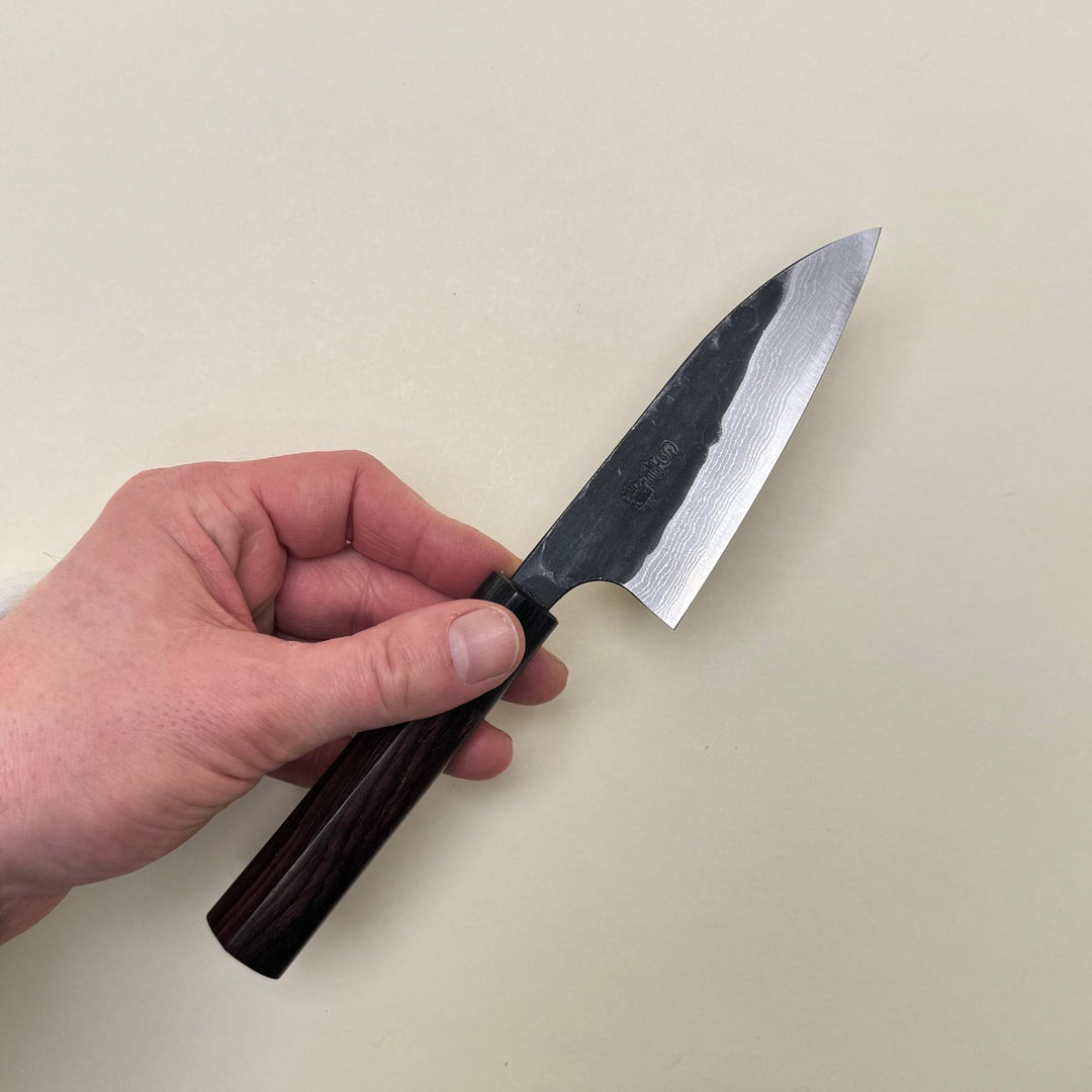 Akifusa Kurouchi Suminagashi Petty 105mm - Community Cutlery