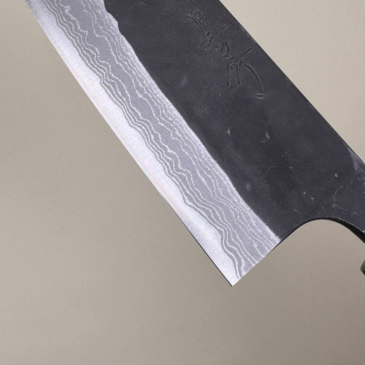 Akifusa - Kurouchi Suminagashi Santoku 165mm - Community Cutlery