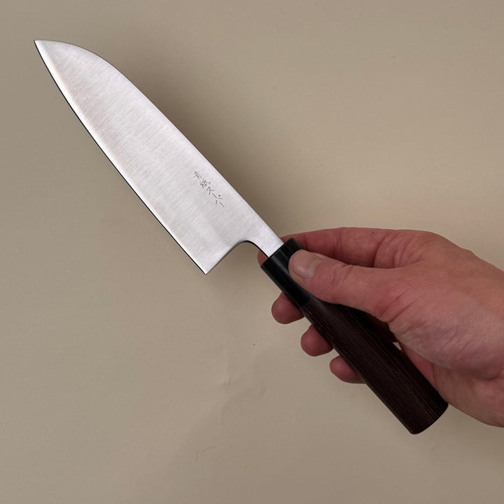 Akifusa Migaki Santoku 165mm - Community Cutlery