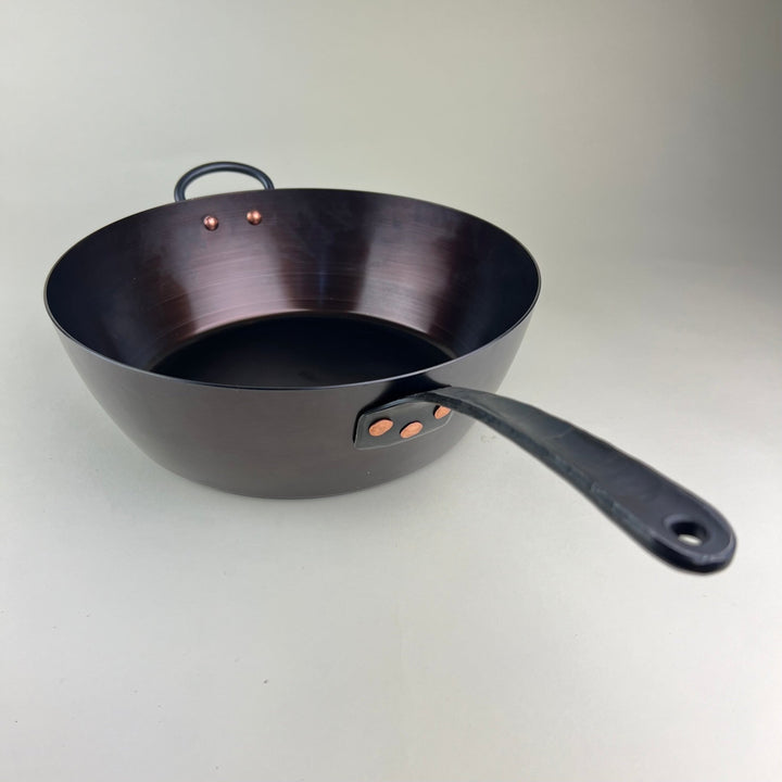 Alex Pole - 11" Hand Spun Saute Pan with Lid - Community Cutlery