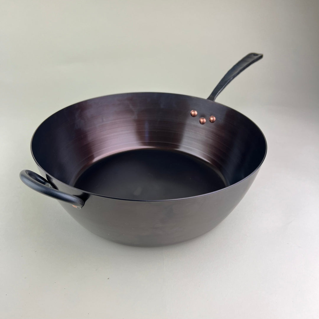 Alex Pole - 11" Hand Spun Saute Pan with Lid - Community Cutlery