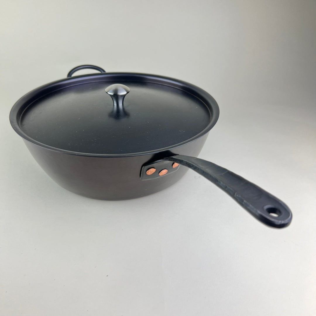 Alex Pole - 11" Hand Spun Saute Pan with Lid - Community Cutlery