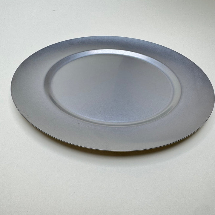 Aoyashi Vintage Stainless Steel Round Plate 255mm-plate-Community Cutlery