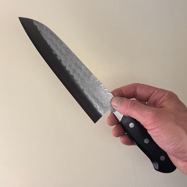 Blue 1 Nashiji Santoku 180mm - Community Cutlery
