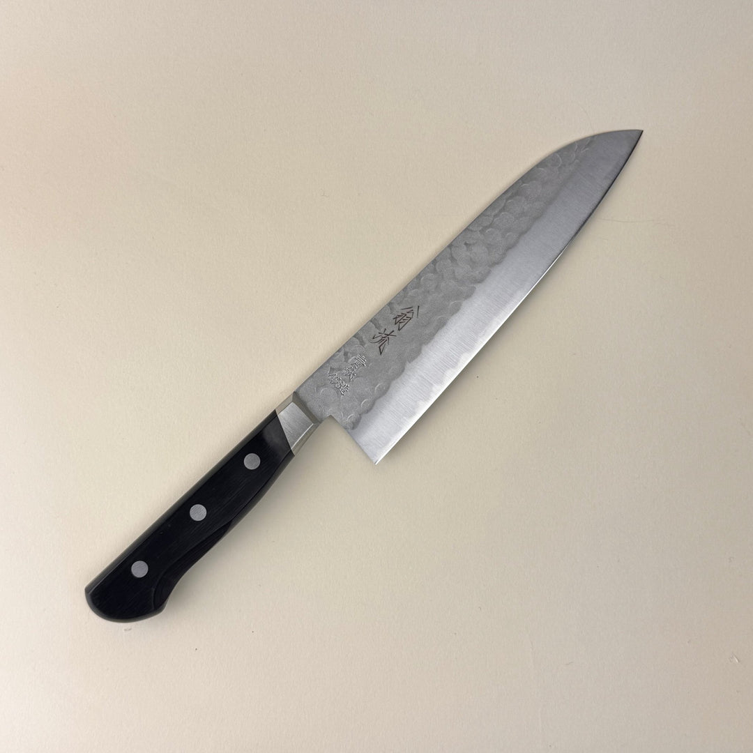 Blue 1 Nashiji Santoku 180mm - Community Cutlery