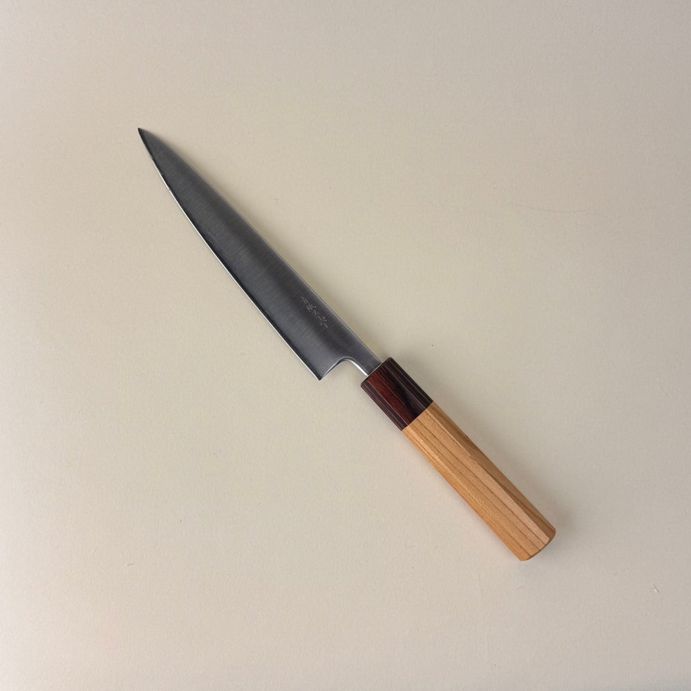 Blue Super Petty 150 Keyaki Handle - Community Cutlery