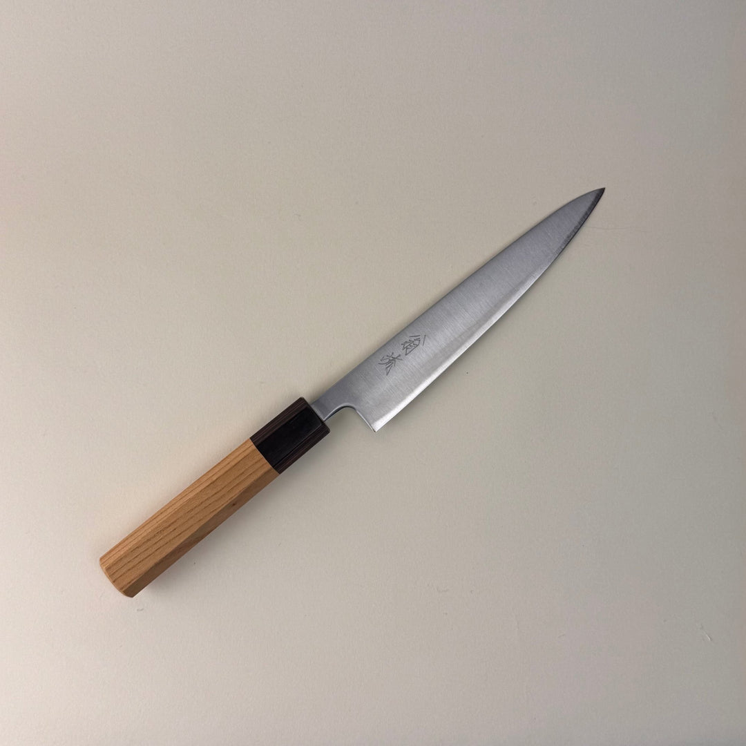 Blue Super Petty 150 Keyaki Handle - Community Cutlery