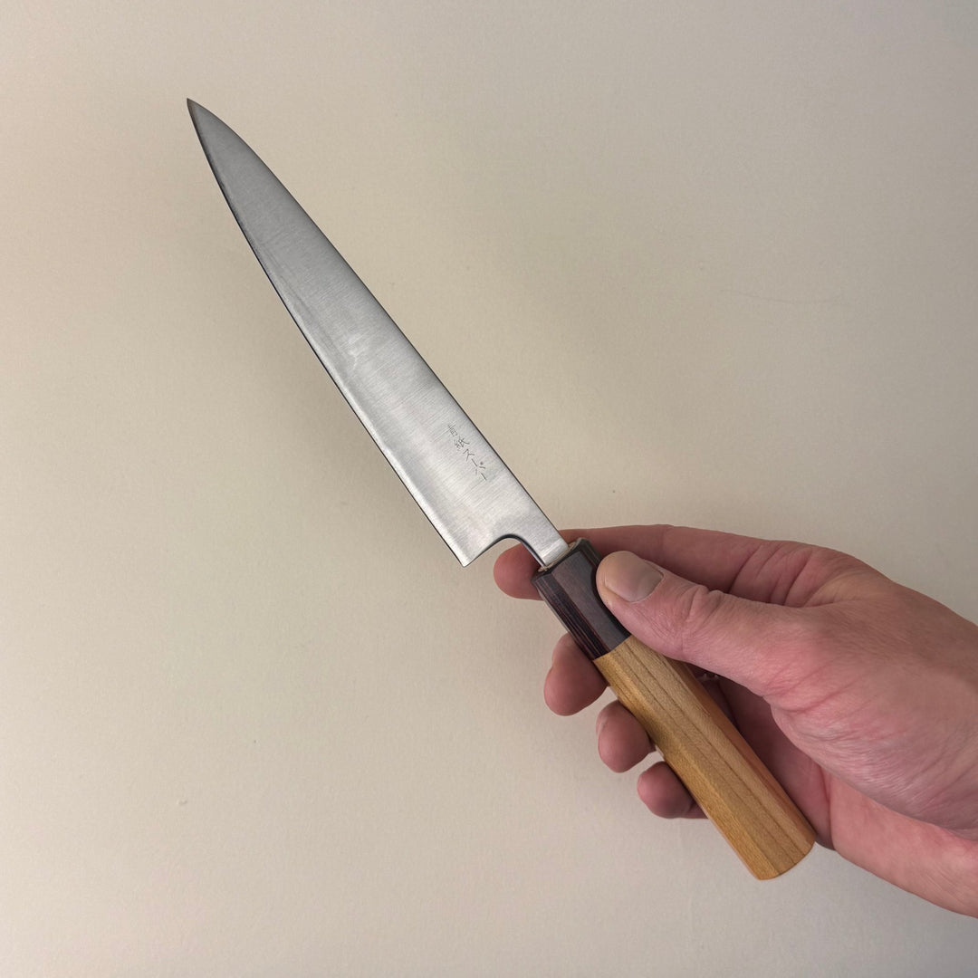Blue Super Petty 150 Keyaki Handle - Community Cutlery