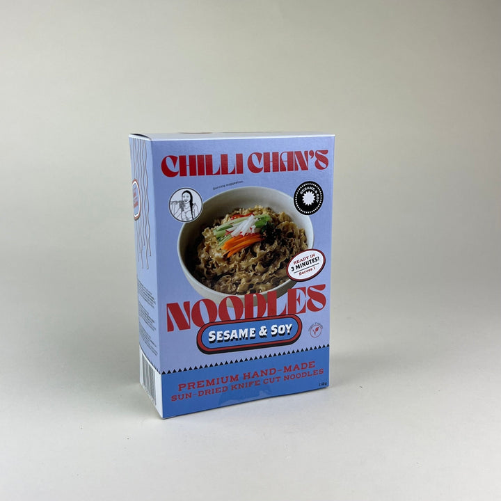 Chilli Chan's - Sesame & Soy Knife Cut Noodles - Community Cutlery