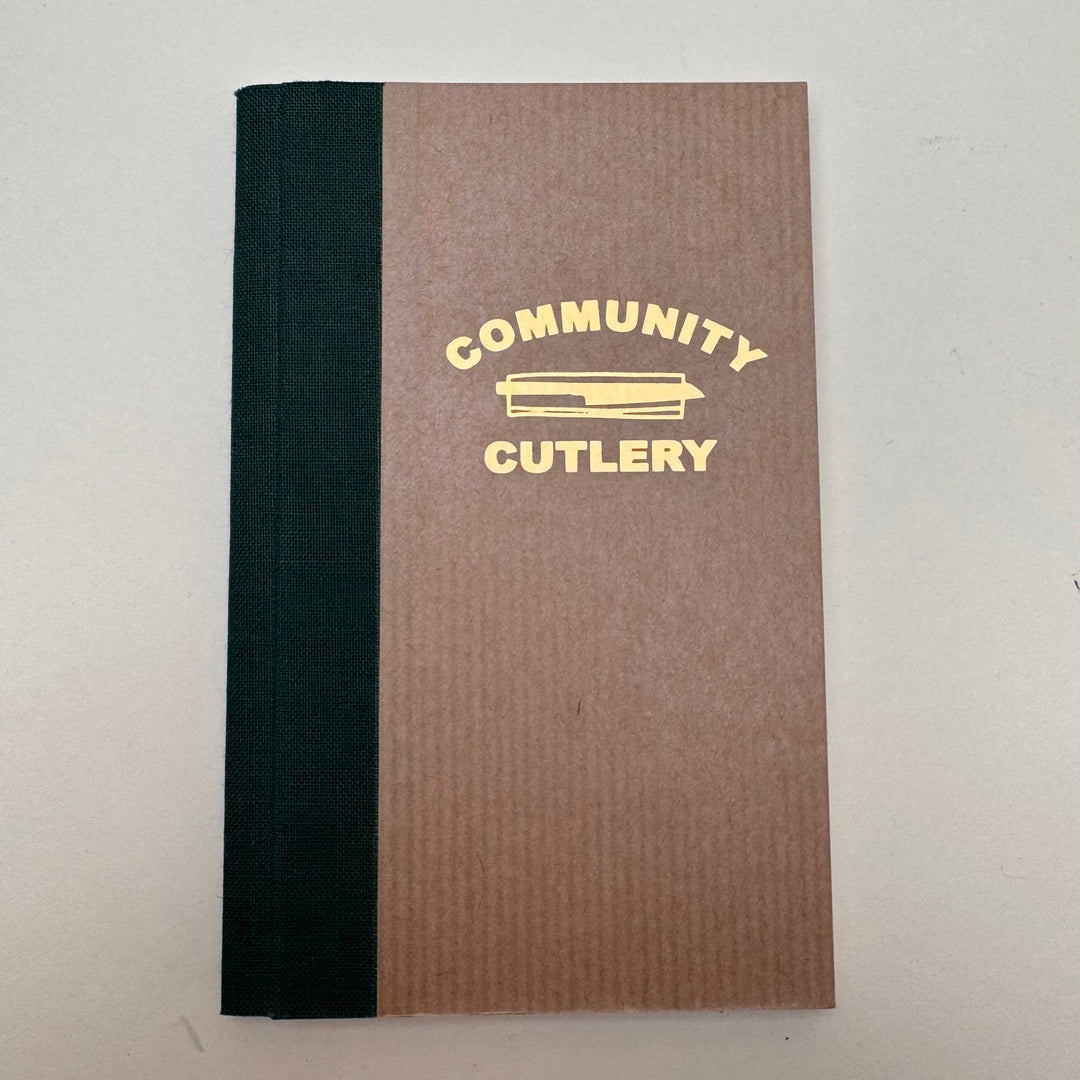 Community Cutlery Handmade Notbook - Community Cutlery