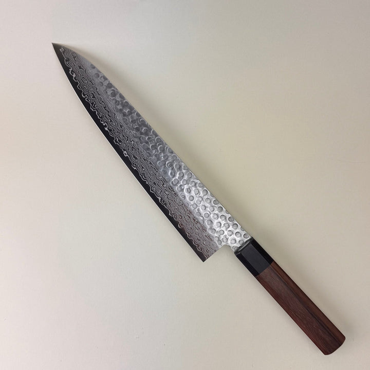Damascus Tsuchime Gyuto 240mm - Community Cutlery