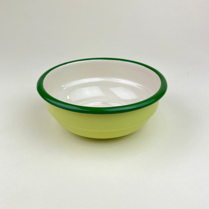 Enamel Breakfast Bowl - Pastel Green - Community Cutlery