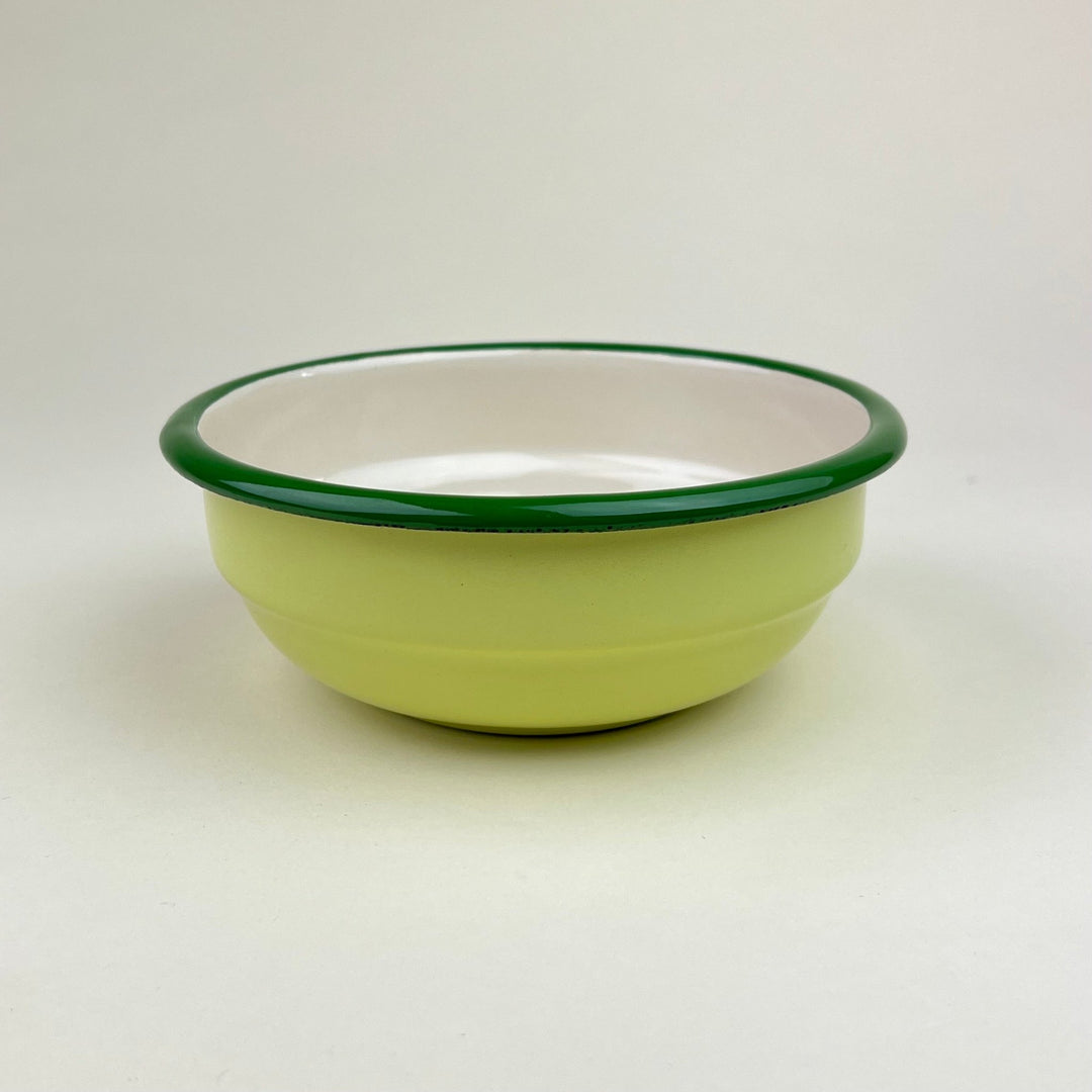 Enamel Breakfast Bowl - Pastel Green - Community Cutlery
