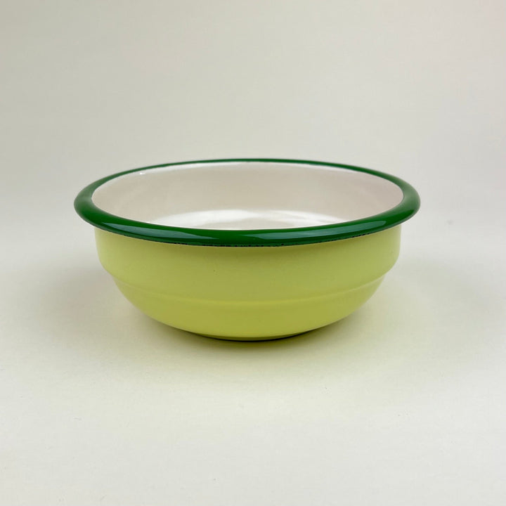 Enamel Breakfast Bowl - Pastel Green - Community Cutlery