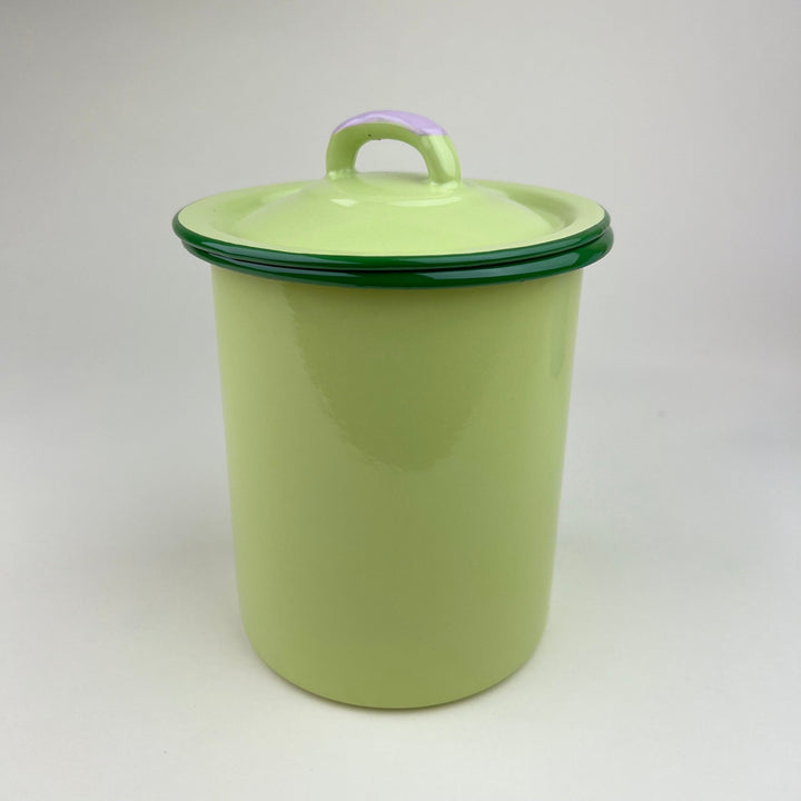 Enamel Container - Pastel Green - Community Cutlery